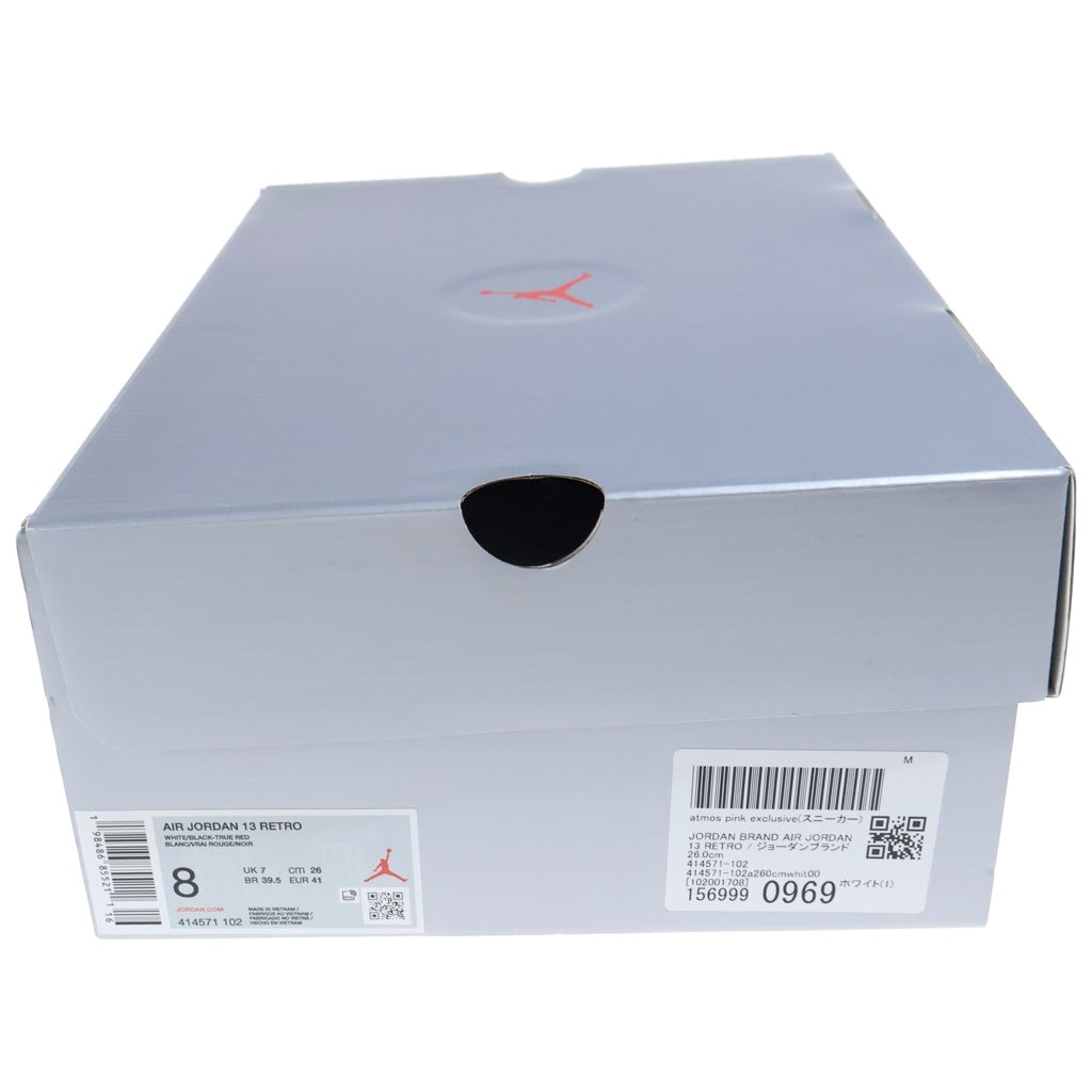NIKE(ナイキ) Air Jordan Retro Chicago エアージョーダン 13 レトロ シカゴ ハイカットスニーカー シューズ ホワイト/レッド US8/26cm 414571-102