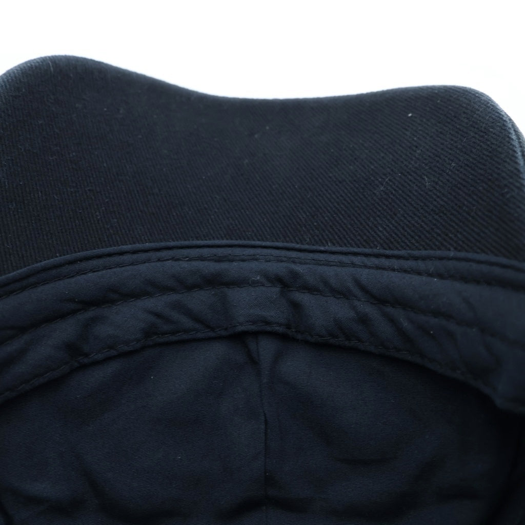 DIESEL(ディーゼル) C-BRAFF オーバルD 刺繍ロゴ ダメージ加工 パッチ ベースボールキャップ ブラック A15103