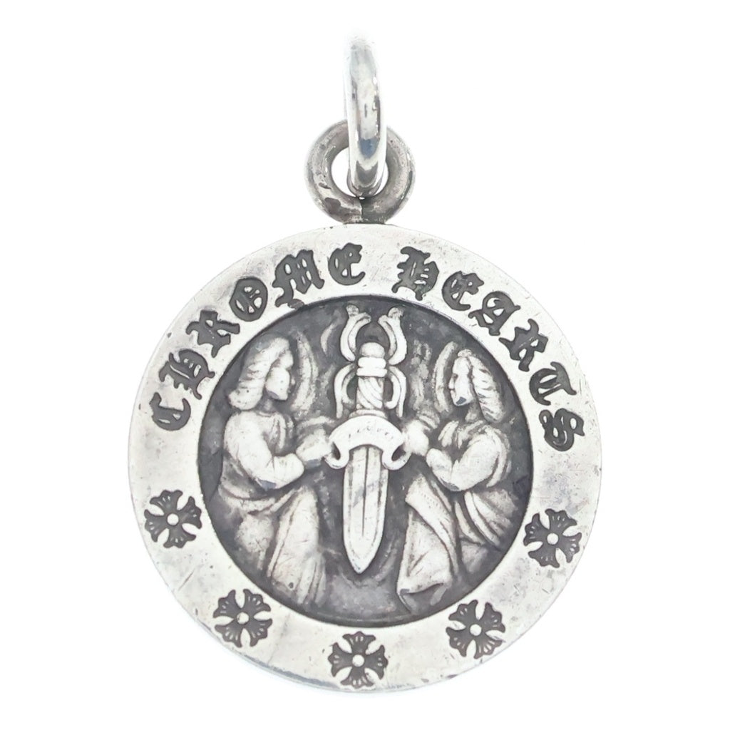 CHROME HEARTS(クロムハーツ) CHRM ANGL MDL V2 エンジェルメダルチャーム ペンダントトップ シルバーBCA229