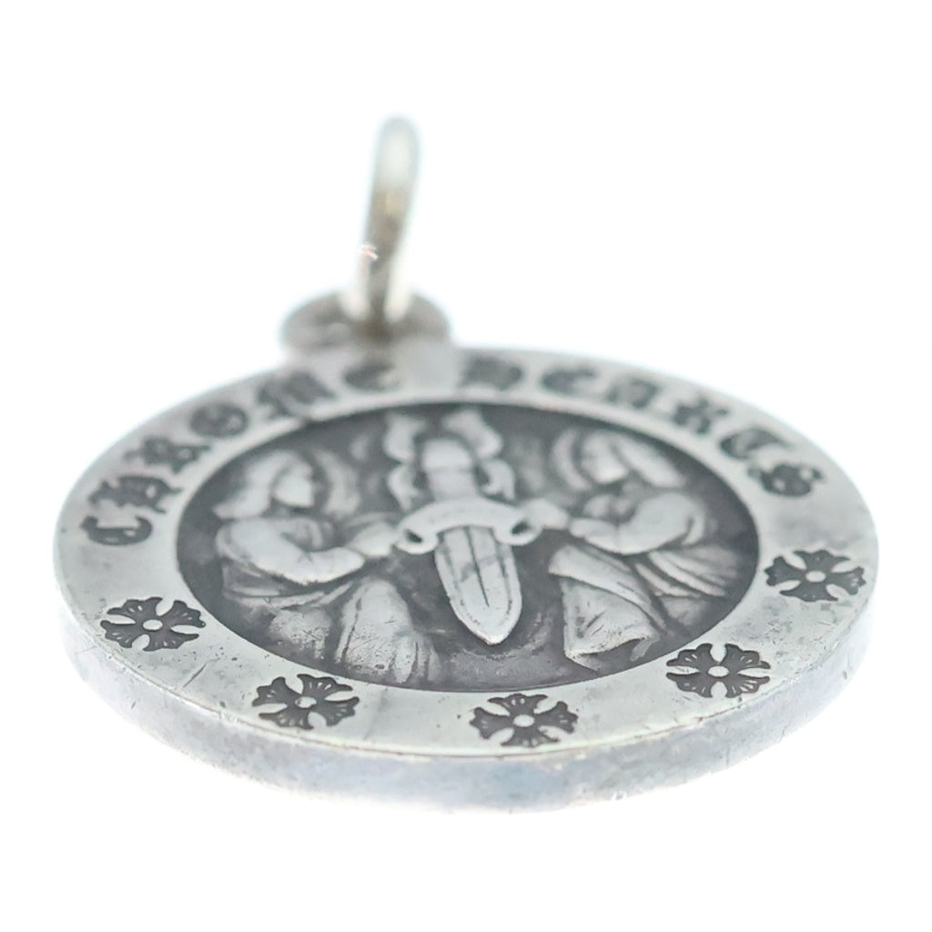 CHROME HEARTS(クロムハーツ) CHRM ANGL MDL V2 エンジェルメダルチャーム ペンダントトップ シルバーBCA229