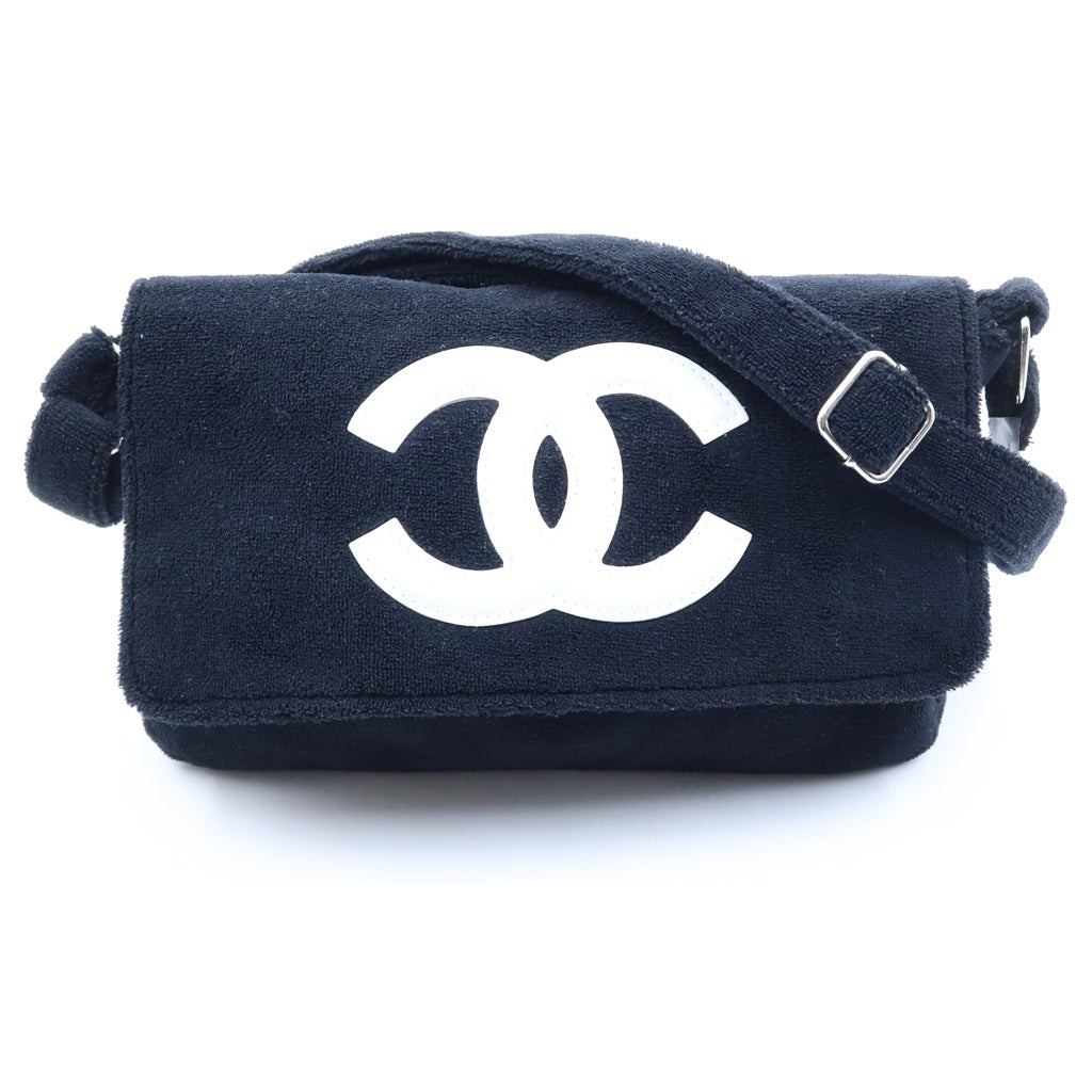CHANEL(シャネル) ココマーク ノベルティ パイル生地 ショルダーバッグ レディース