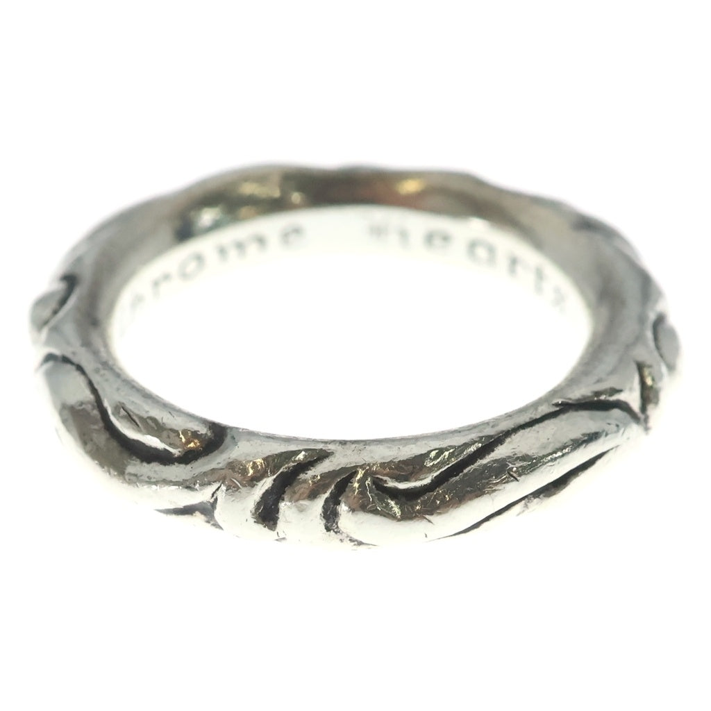CHROME HEARTS(クロムハーツ) SCRL BAND スクロールバンド リング シルバー BCA351