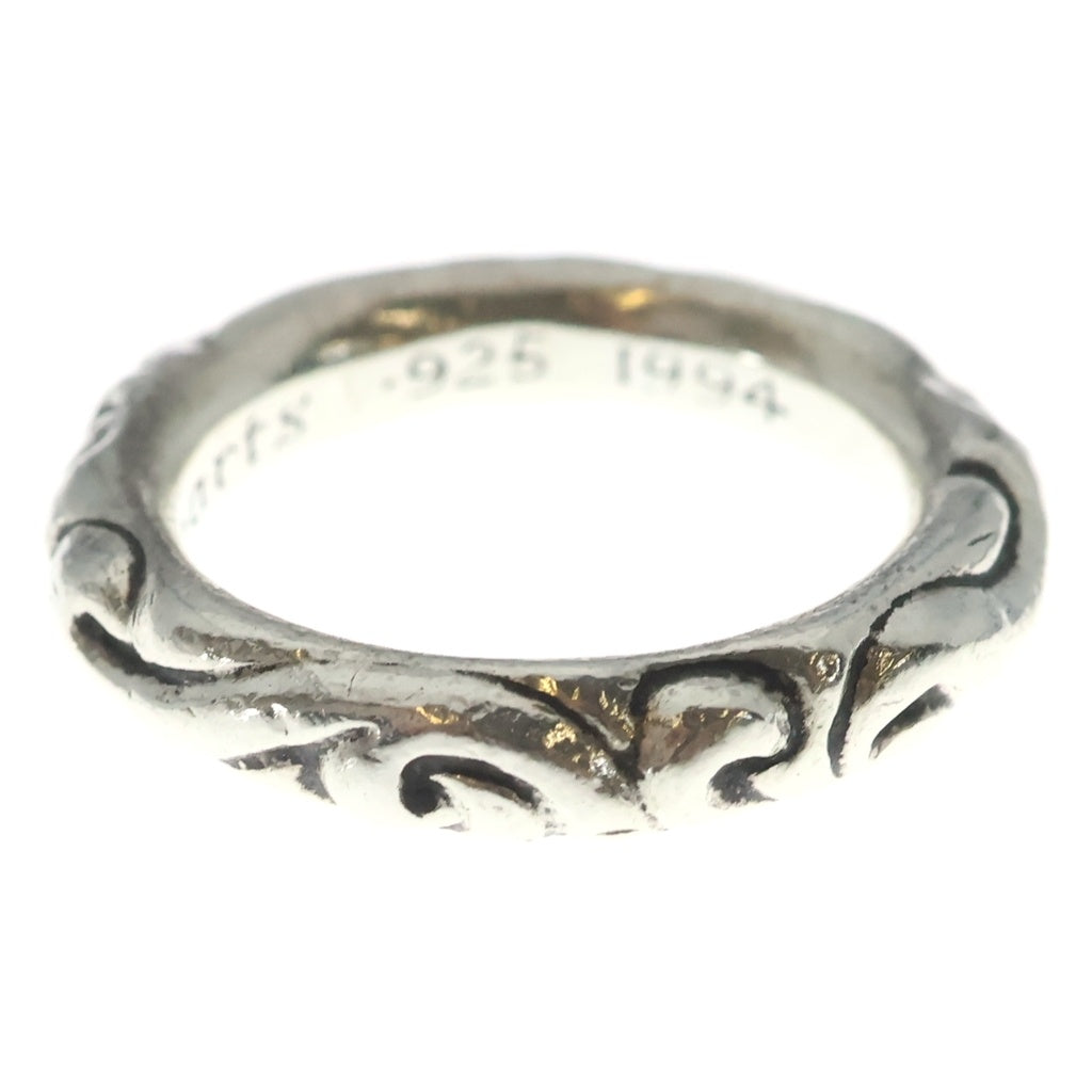 CHROME HEARTS(クロムハーツ) SCRL BAND スクロールバンド リング シルバー BCA351