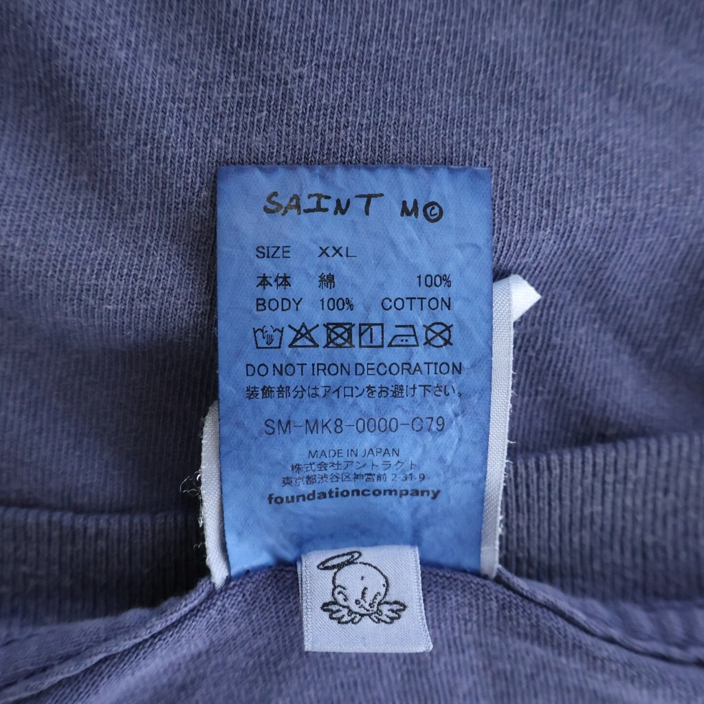 SAINT MICHAEL(セントマイケル) 26SS Disney SS TEE クルーネック半袖Tシャツカットソー ネイビー SM-MK8-0000-C79