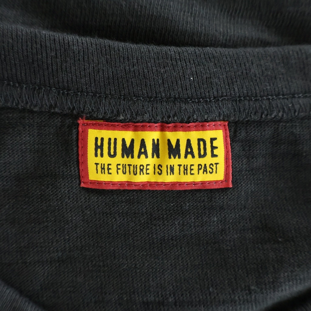 HUMAN MADE(ヒューマンメイド) GRAPHIC T-SHRT ハートロゴプリント 半袖 クルーネック Tシャツ ブラック HM31TE005