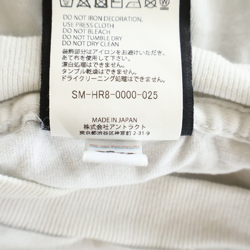 SAINT MICHAEL(セントマイケル) 25SS SUPER DIRTY SS TEE スーパーダーティー プリント半袖Tシャツ カットソー ホワイト SM-HR8-0000-025