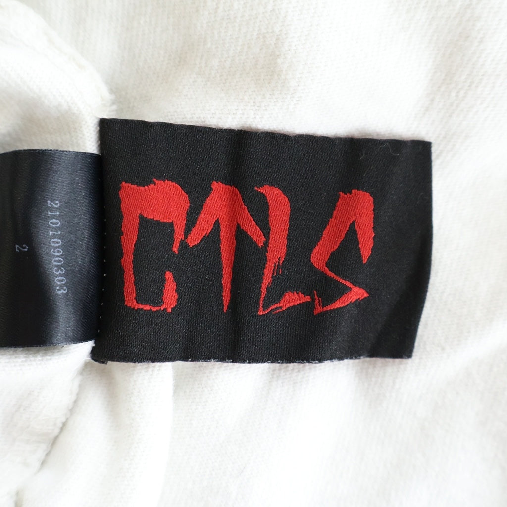 cvtvlist(カタリスト) フロントロゴプリント クルーネック 半袖Tシャツ ホワイト 2101090303