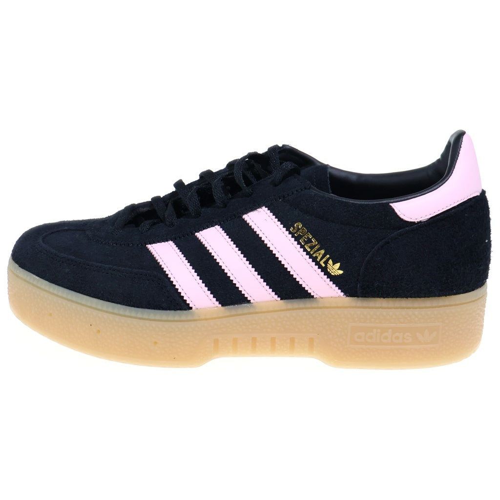 adidas(アディダス) HANDBALL SPEZIAL BOLD ハンドボール スペツィアル ボールド ローカットスニーカー スウェード ブラック/ピンク IH9197