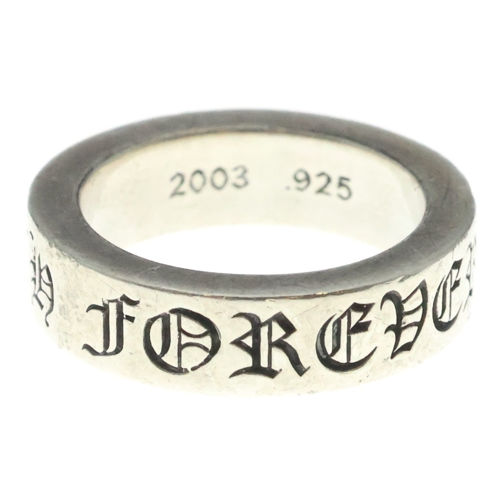 CHROME HEARTS(クロムハーツ) 6mm SPACER FOREVER 6mmスペーサーリング フォーエバーシルバーBCA337