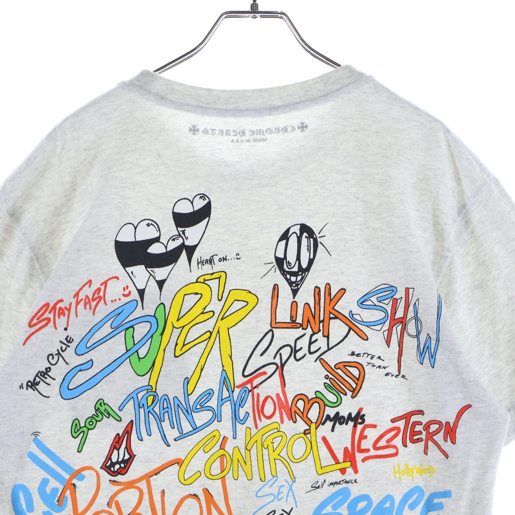 CHROME HEARTS(クロムハーツ) 21SS ×MATTY BOY PPO BRAIN TEE マッティボーイ プロブレイン 半袖Tシャツ カットソー グレー