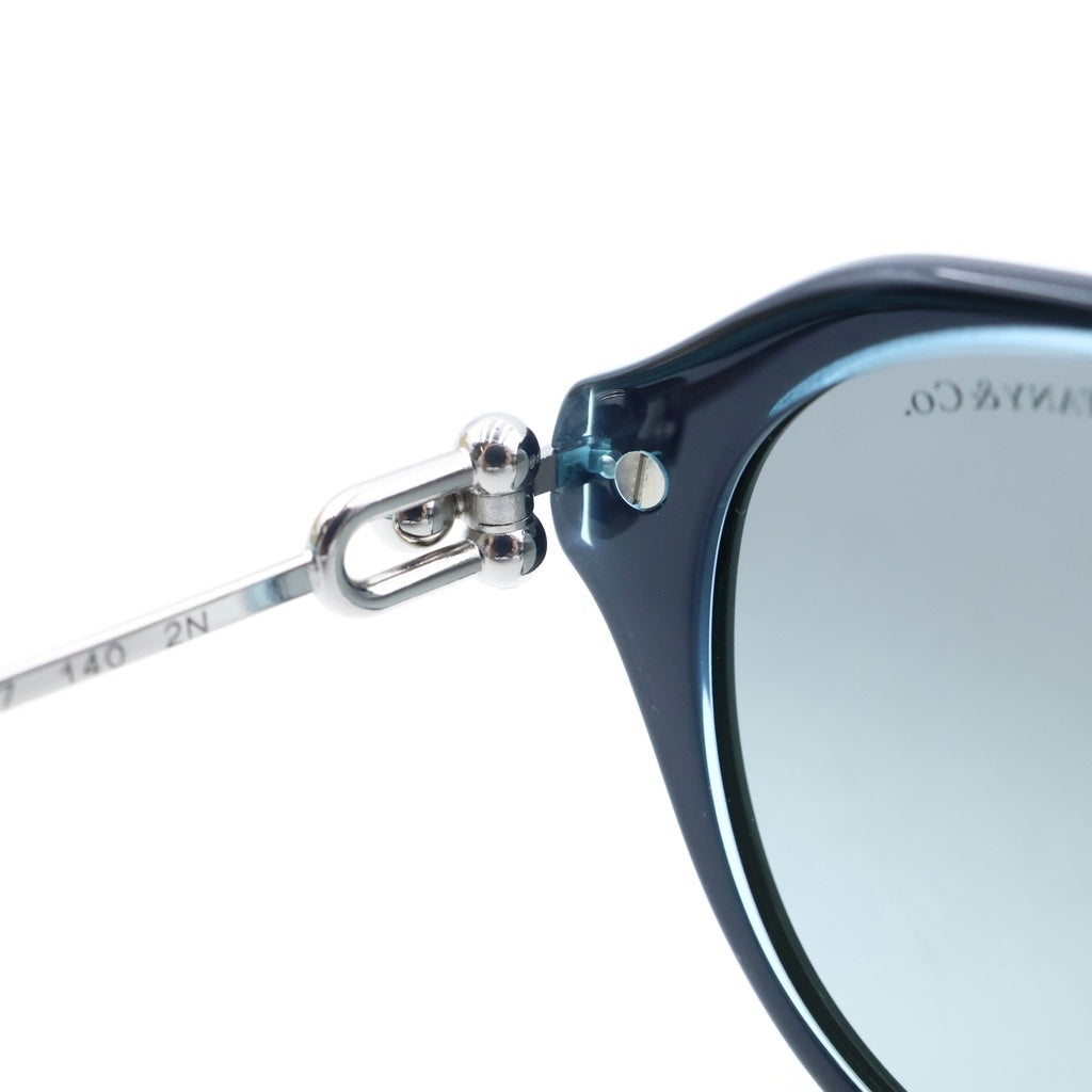 TIFFANY & Co.(ティファニー) サイドハードウェア ウェリントン サングラス シルバー/ブラック TF4210-D レディース