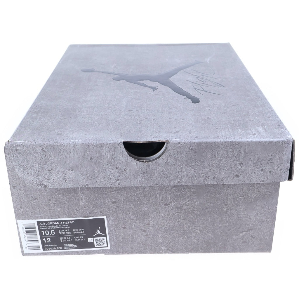 NIKE(ナイキ) Air Jordan 4 Retro Cave Stone Black‐Phantom ナイキ エアジョーダン4 レトロ ケイブストーン ブラックファントム US10.5/28.5cm FV5029-200