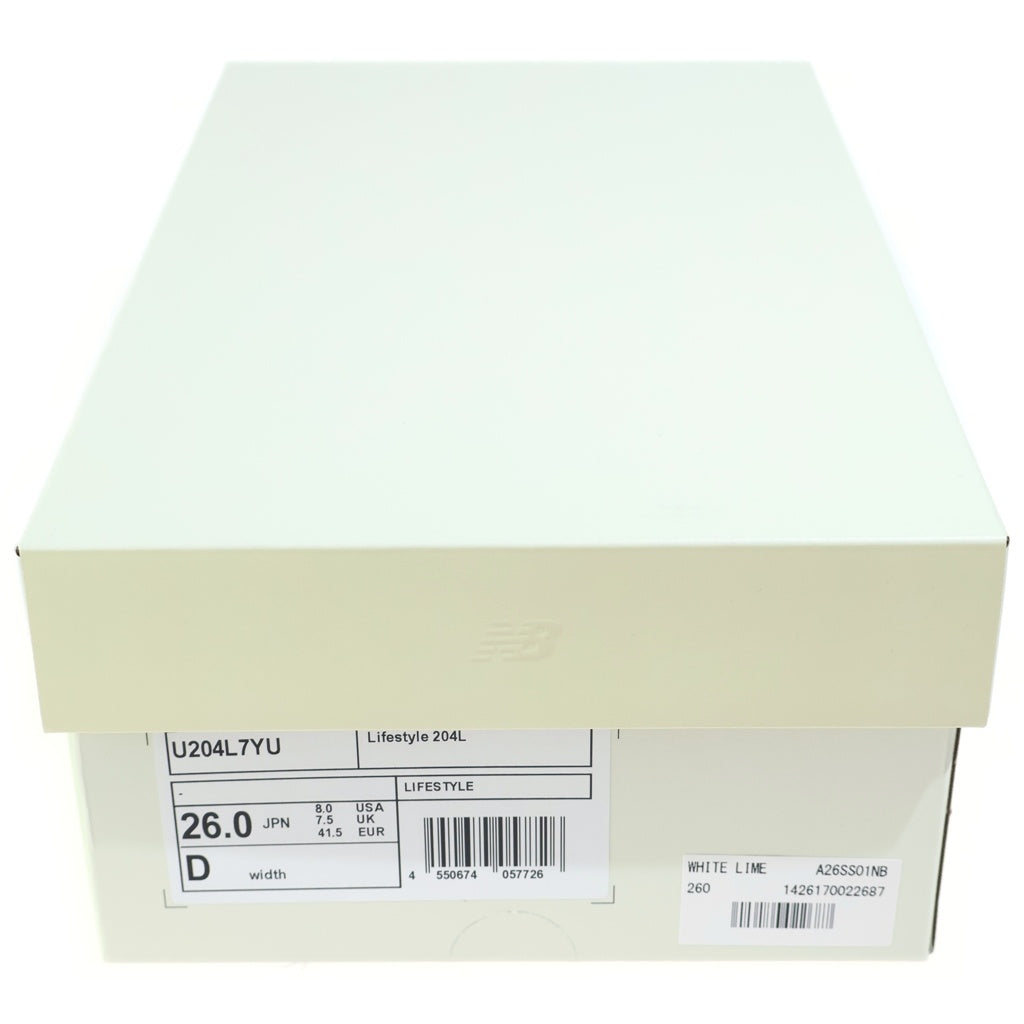 AURALEE(オーラリー) × New Balance Cream ニューバランス 204L クリーム ローカットスニーカー アイボリー U204L7YU