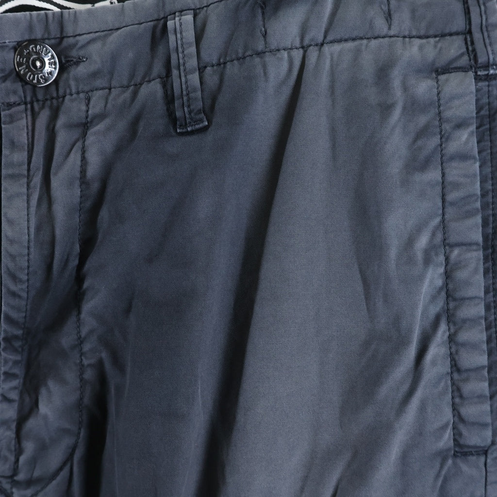 STONE ISLAND(ストーンアイランド) TYPE-RE-T BRUSHED COTTON CARGO PANT ロゴワッペン コットン カーゴパンツ グレー 741530419