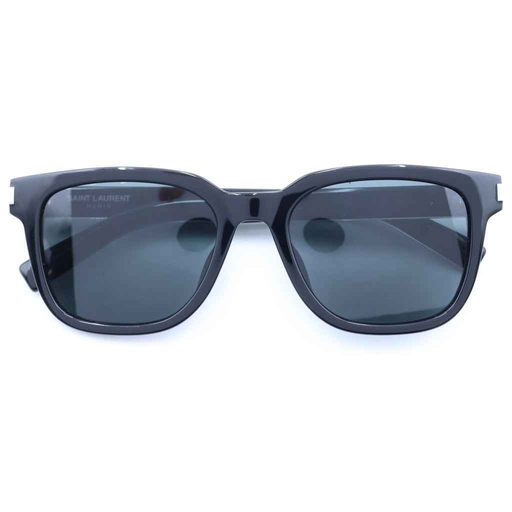 SAINT LAURENT PARIS(サンローランパリ) ウェリントン サングラス テンプルロゴ アイウェア ブラックレンズ ブラック SL711/K 001