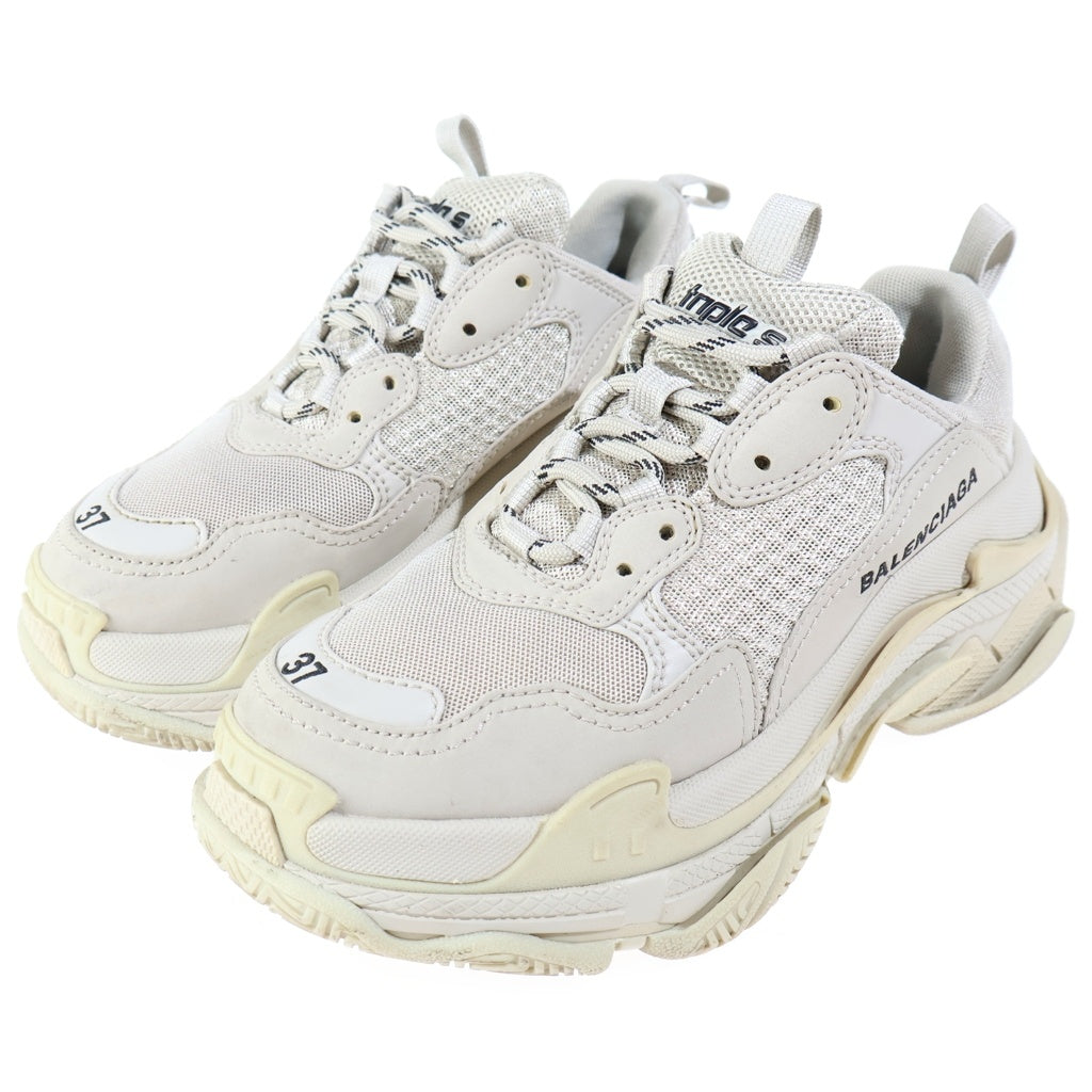 BALENCIAGA(バレンシアガ) TRIPLE トリプル S ローカットスニーカー アイボリー 524039 レディース