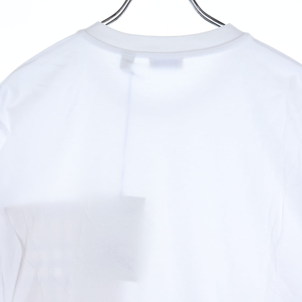 BURBERRY(バーバリー) ノバチェック ポケット クルーネック半袖Tシャツ ショートスリーブカットソー ホワイト 8103971