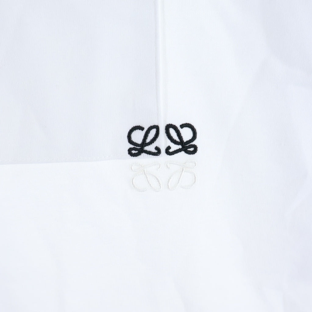 LOEWE(ロエベ) Anagram Pocket Relaxed Fit T-Shirt アナグラム ポケット リラックスフィット 半袖Tシャツ ショートスリーブカットソー ホワイト H526Y22XDS