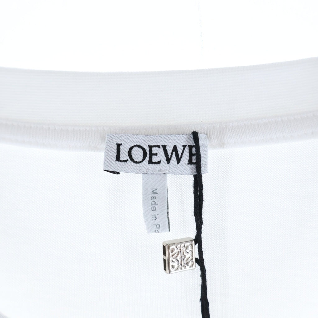 LOEWE(ロエベ) Anagram Pocket Relaxed Fit T-Shirt アナグラム ポケット リラックスフィット 半袖Tシャツ ショートスリーブカットソー ホワイト H526Y22XDS