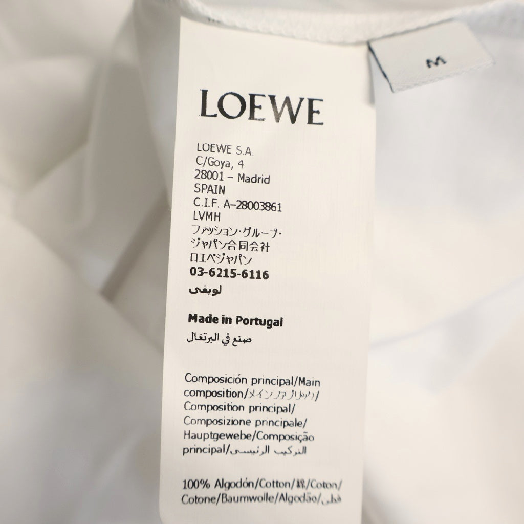 LOEWE(ロエベ) Anagram Pocket Relaxed Fit T-Shirt アナグラム ポケット リラックスフィット 半袖Tシャツ ショートスリーブカットソー ホワイト H526Y22XDS