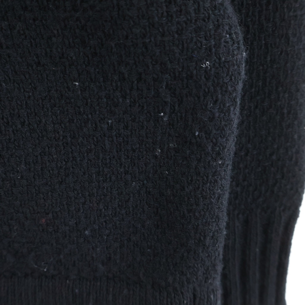 STONE ISLAND(ストーンアイランド) サイドロゴワッペン ジップアップパーカー ウール ナイロン ブラック K2S155100086S01A3