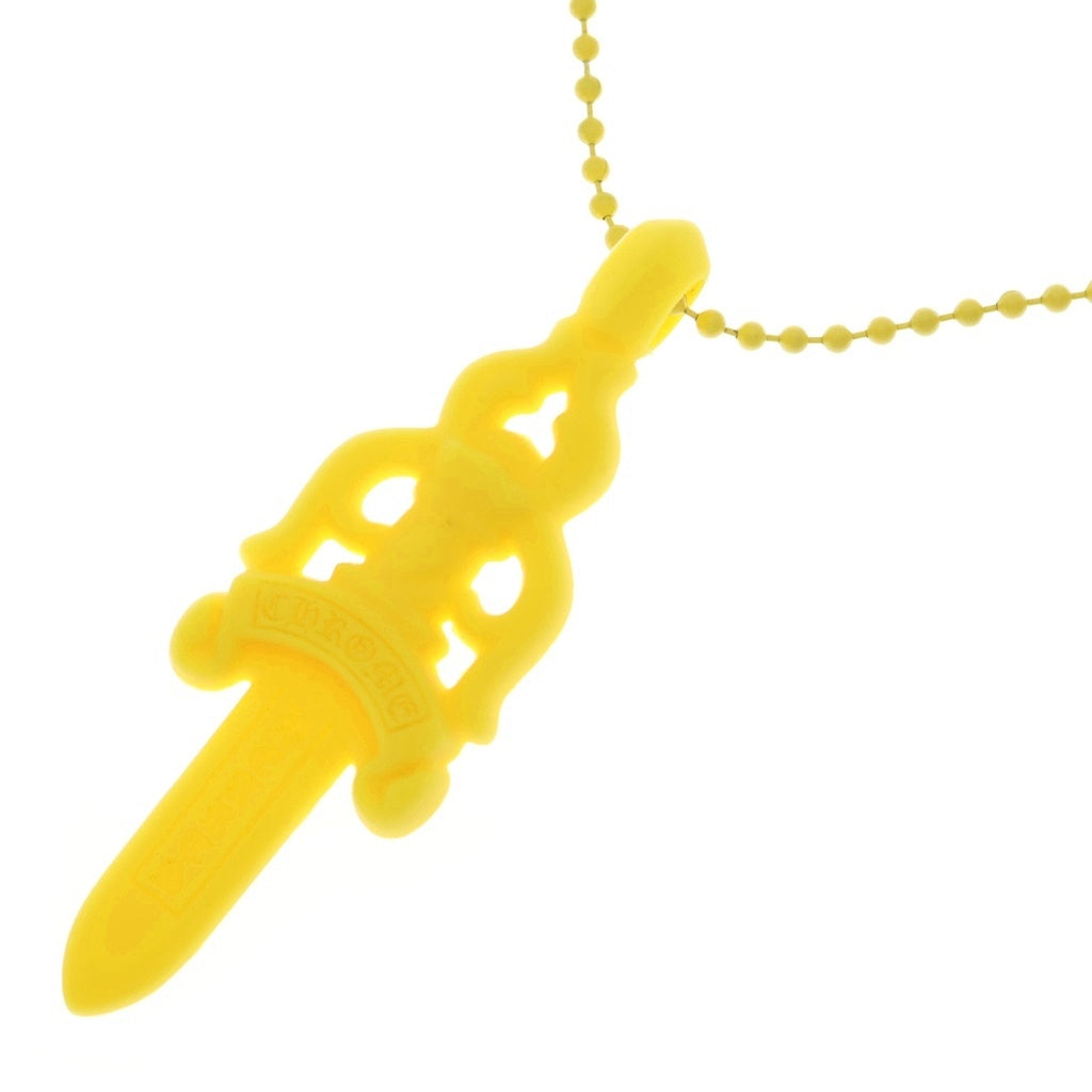 CHROME HEARTS(クロムハーツ) RUBBER LARGE DAGGER ラージダガー ラバーネックレス シリコン イエロー