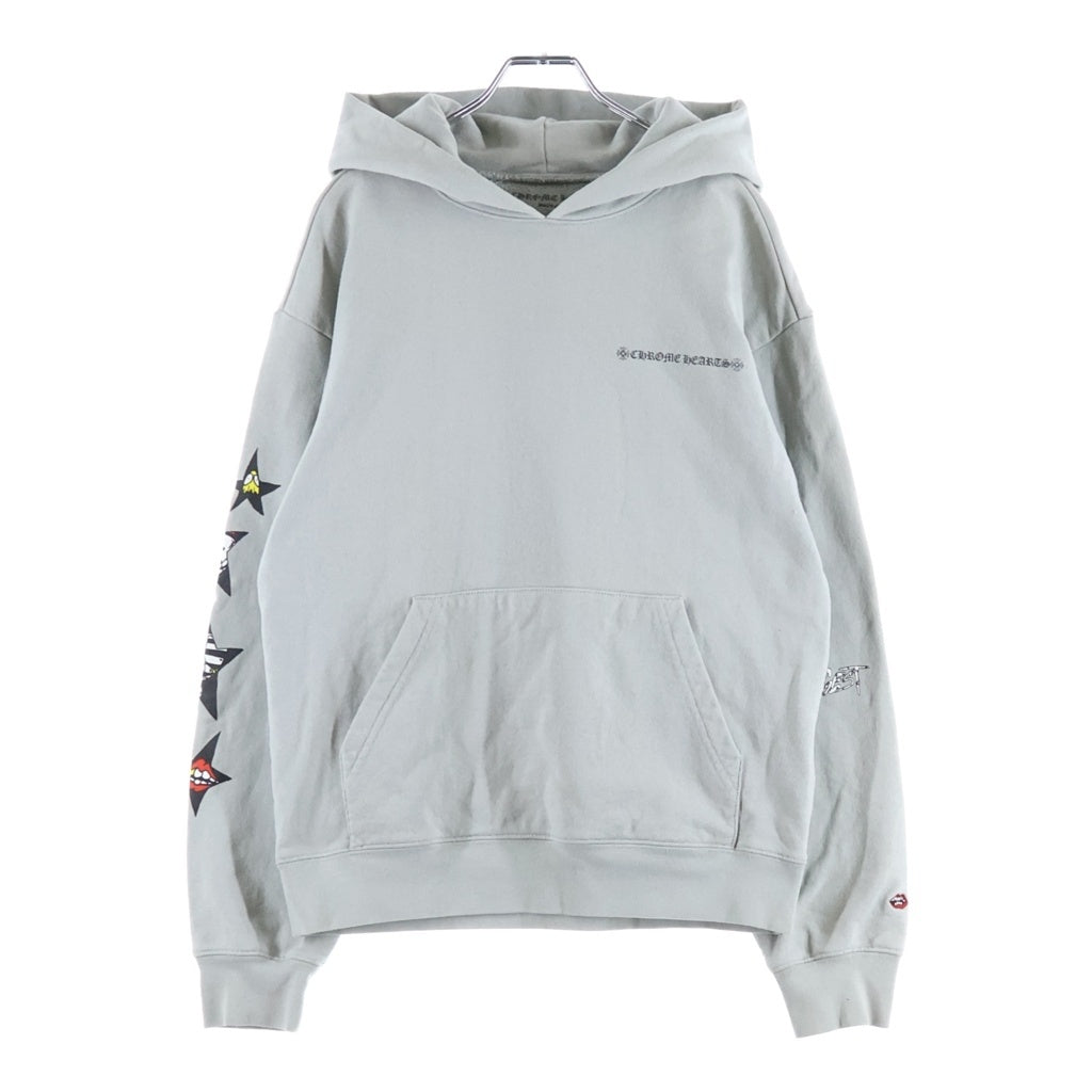 CHROME HEARTS(クロムハーツ) PPO SUGGEST SPACE GRY HD PLVR MATTY BOY バックプリントプルオーバーパーカー フーディー グレー