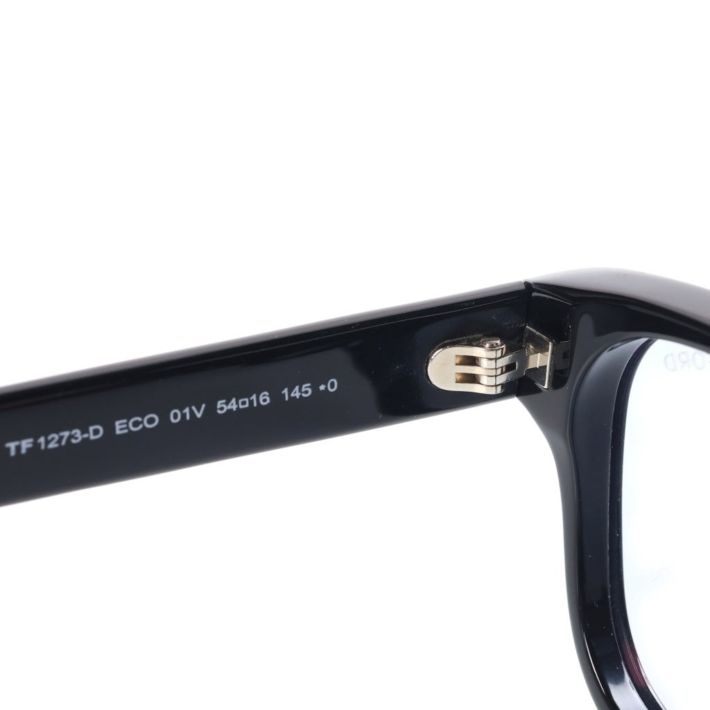 TOM FORD(トムフォード) スクエアフレーム クリアレンズ サングラス メガネ ブラック TF1273-D