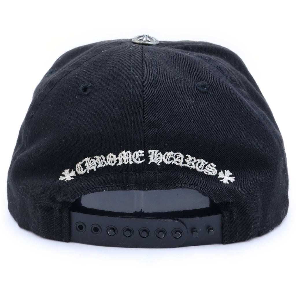 CHROME HEARTS(クロムハーツ) CH HAT CHロゴ刺繍 ベースボールキャップ 帽子 ブラック/グレー