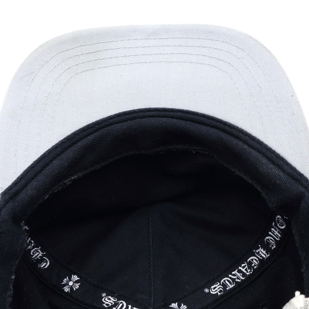 CHROME HEARTS(クロムハーツ) CH HAT CHロゴ刺繍 ベースボールキャップ 帽子 ブラック/グレー