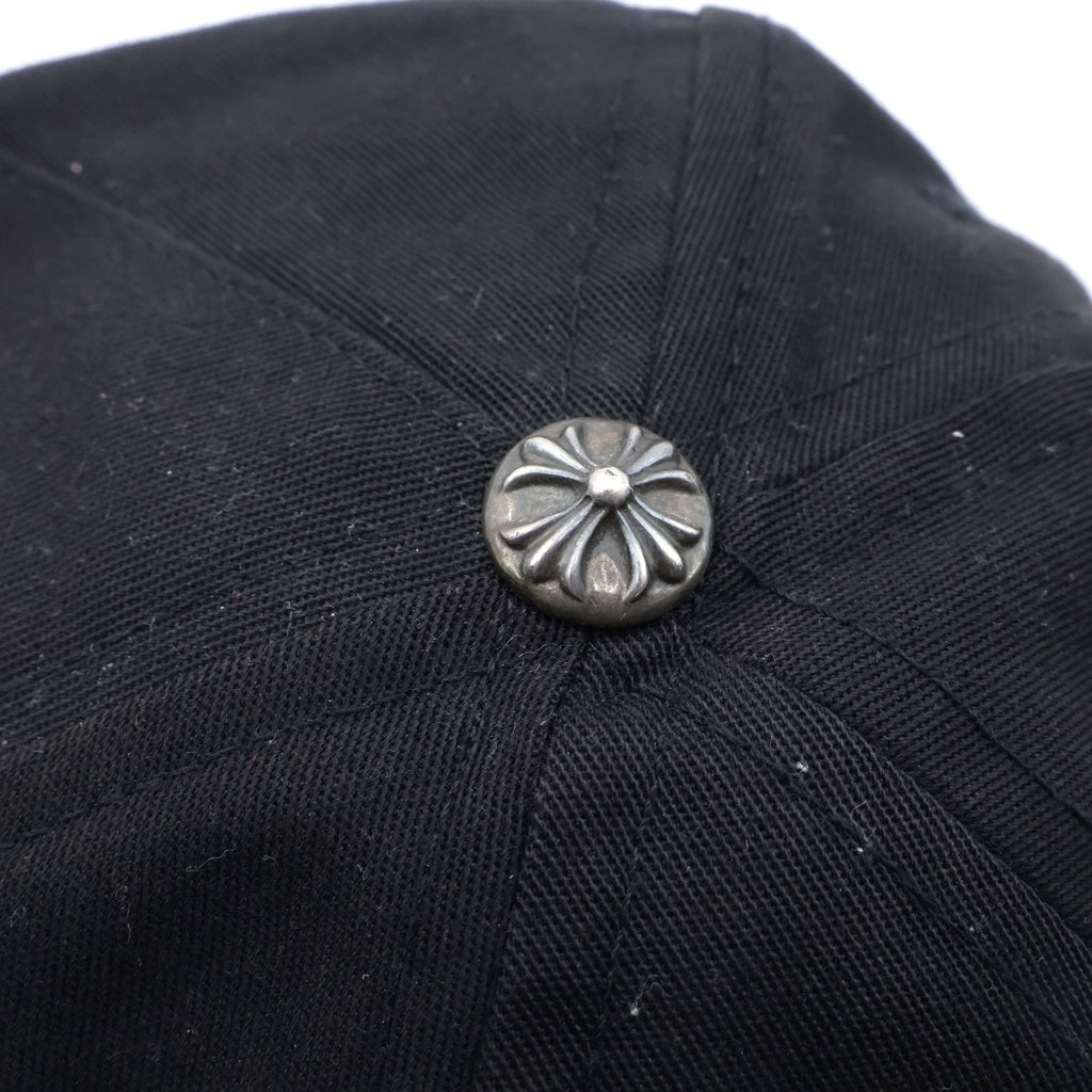 CHROME HEARTS(クロムハーツ) CH HAT CHロゴ刺繍 ベースボールキャップ 帽子 ブラック/グレー