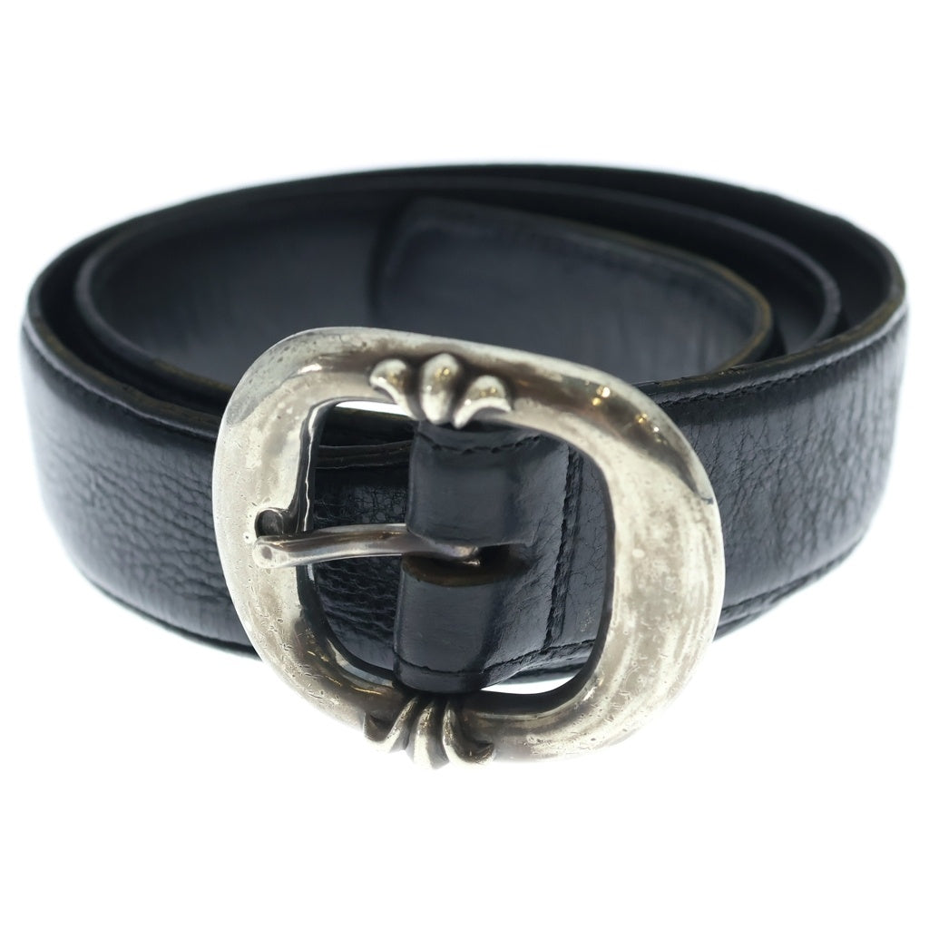 CHROME HEARTS(クロムハーツ) BLT GUNSLINGER1.5 ガンスリンガー レザーベルト シルバー/ブラック