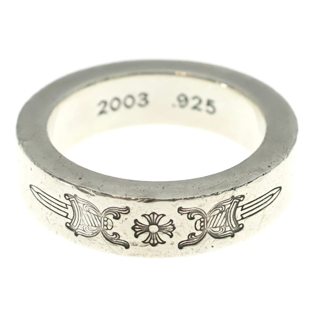 CHROME HEARTS(クロムハーツ) 6mm SPACER DAGGER 6mmスペーサーリング ダガー シルバーBCA335