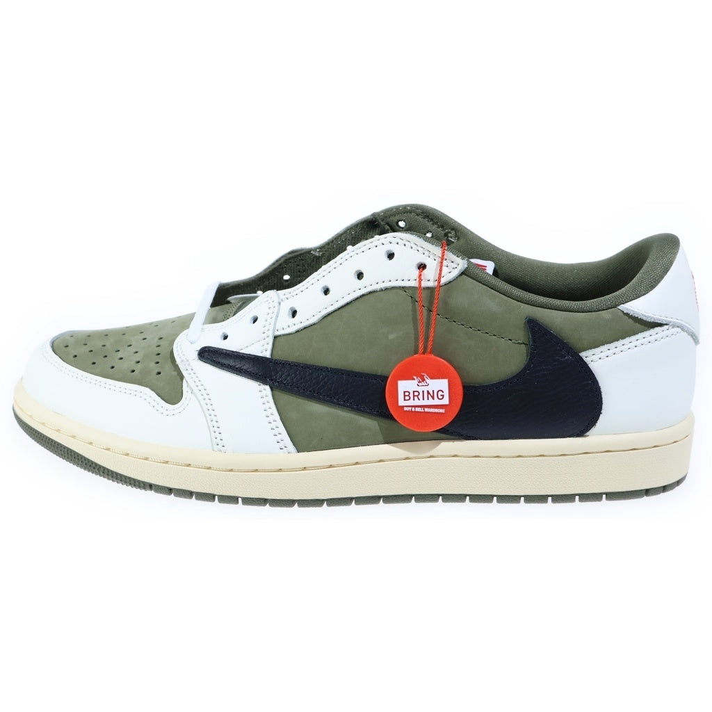 NIKE(ナイキ) ×TRAVIS SCOTT AIR JORDAN 1 LOW OG SP REVERSE OLIVE トラヴィススコット エアジョーダン1 リバースオリーブ ローカットスニーカー US11/29cm DM7866-200