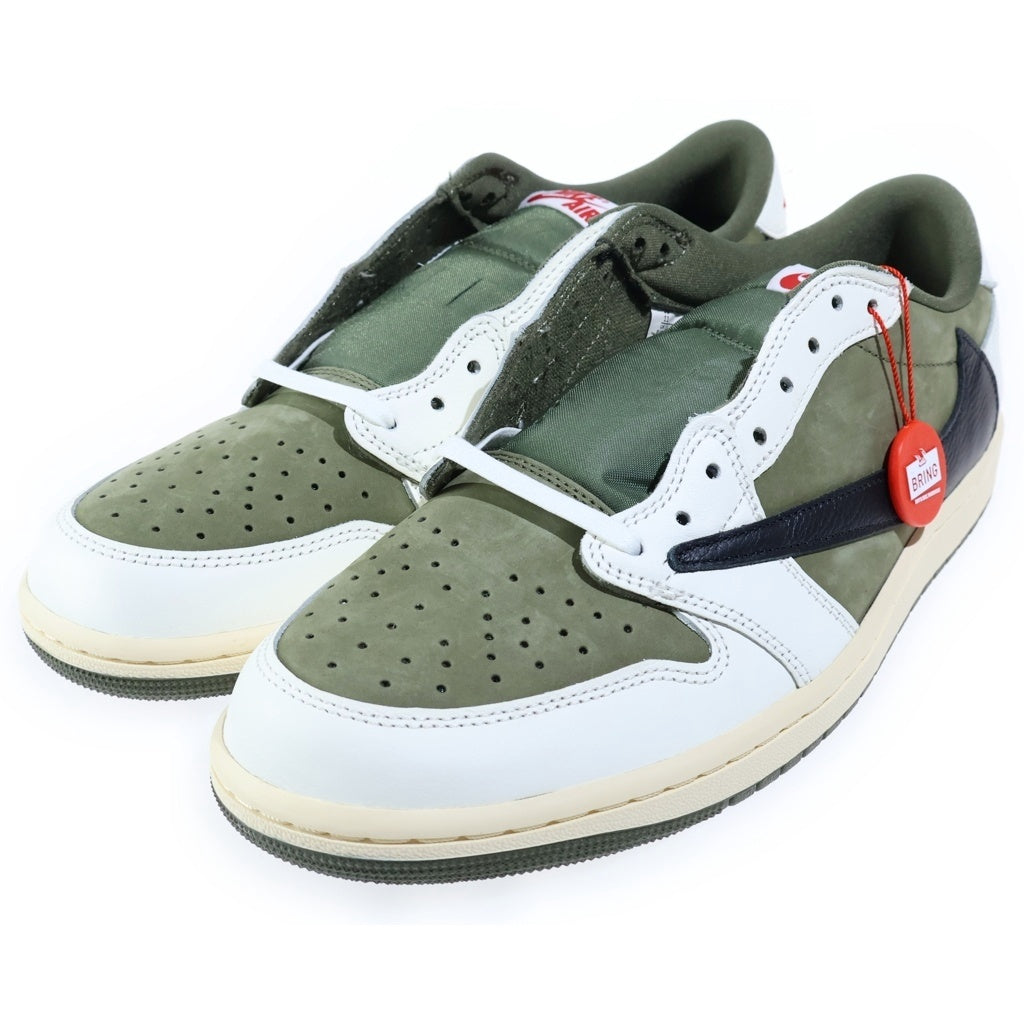 NIKE(ナイキ) ×TRAVIS SCOTT AIR JORDAN 1 LOW OG SP REVERSE OLIVE トラヴィススコット エアジョーダン1 リバースオリーブ ローカットスニーカー US11/29cm DM7866-200
