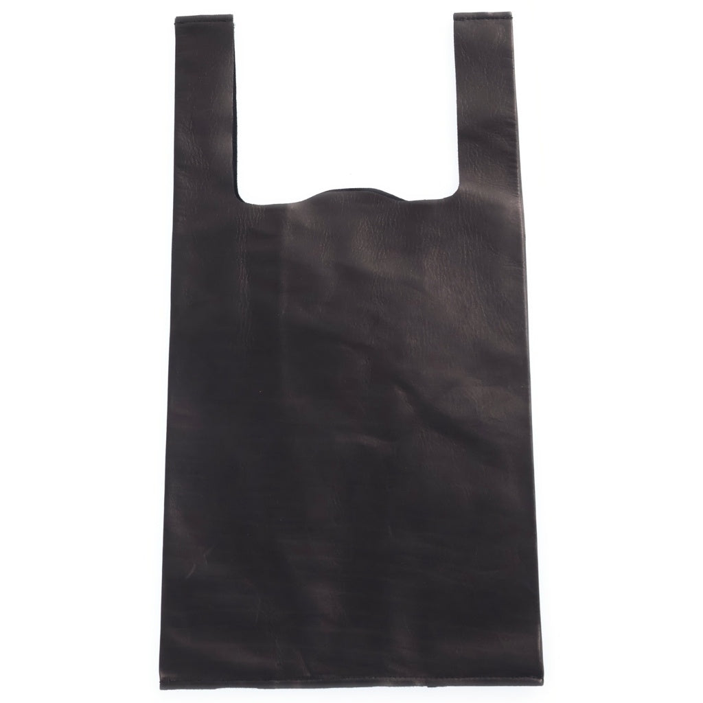 COMME des GARCONS(コムデギャルソン) Straight-Cut Leather Tote ストレートカット レザートートバッグ ブラック RR-K203 レディース