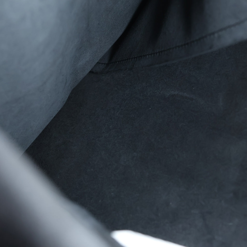 COMME des GARCONS(コムデギャルソン) Straight-Cut Leather Tote ストレートカット レザートートバッグ ブラック RR-K203 レディース