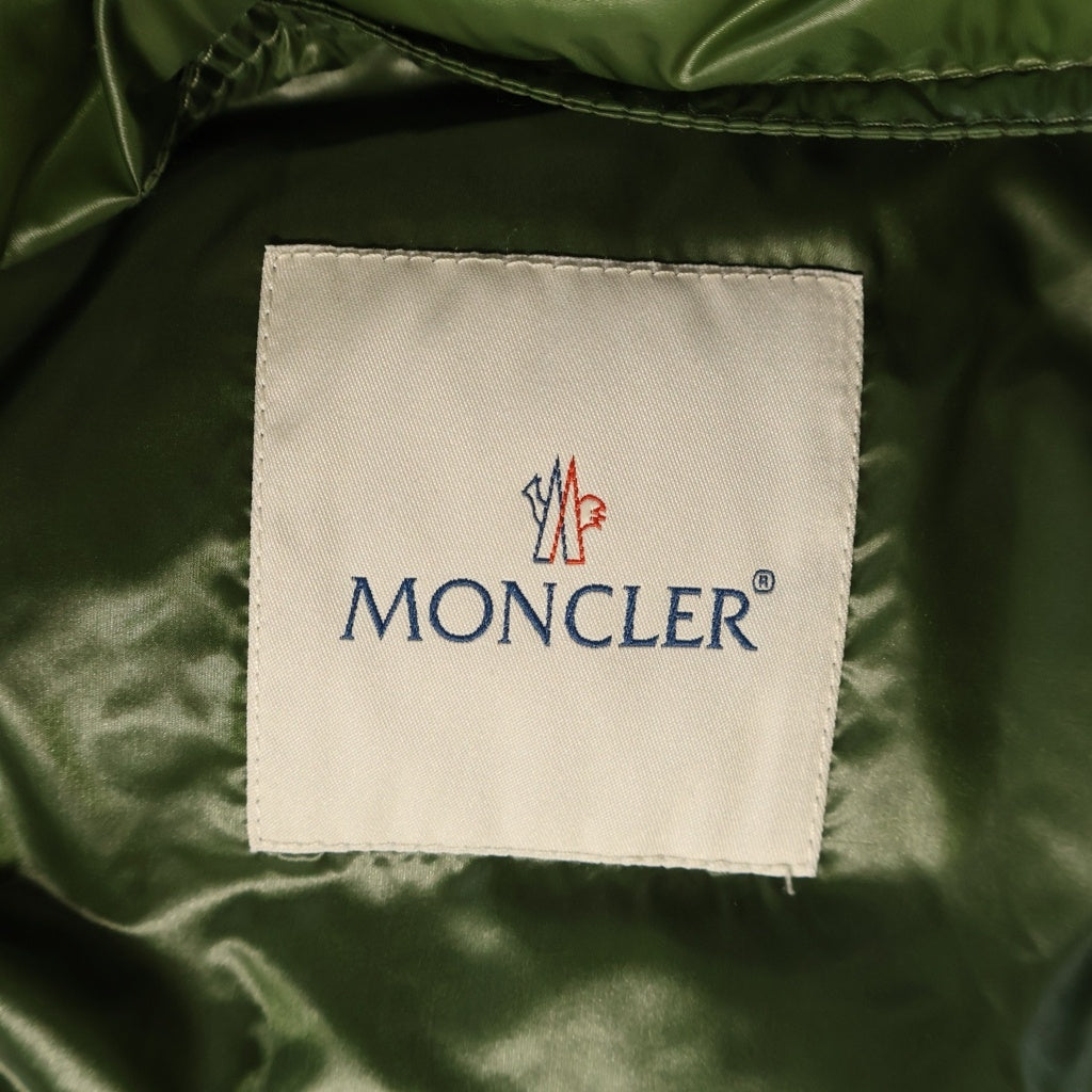 MONCLER(モンクレール) GUI GILET ワッペン付きダウンベスト グリーン 41091433619953030