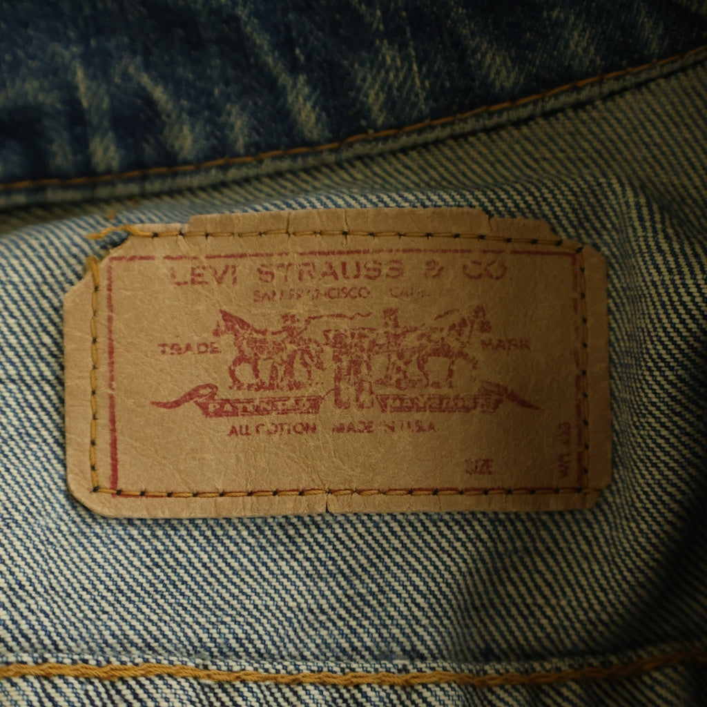 Levi's(リーバイス) 70s 70505 4TH ボタン裏521 ビッグE デニムジャケット インディゴ レディース