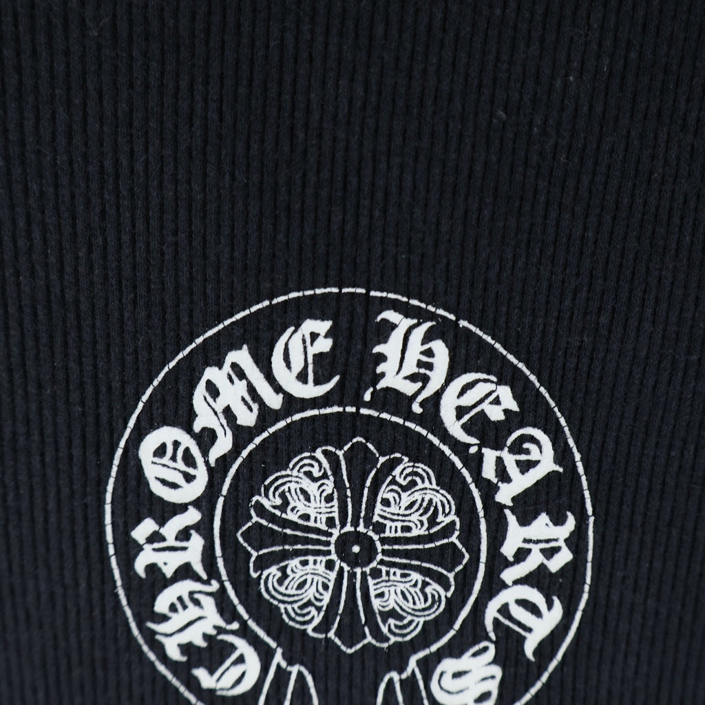 CHROME HEARTS(クロムハーツ) バックセメタリープリント クルーネック半袖リブTシャツ ブラック