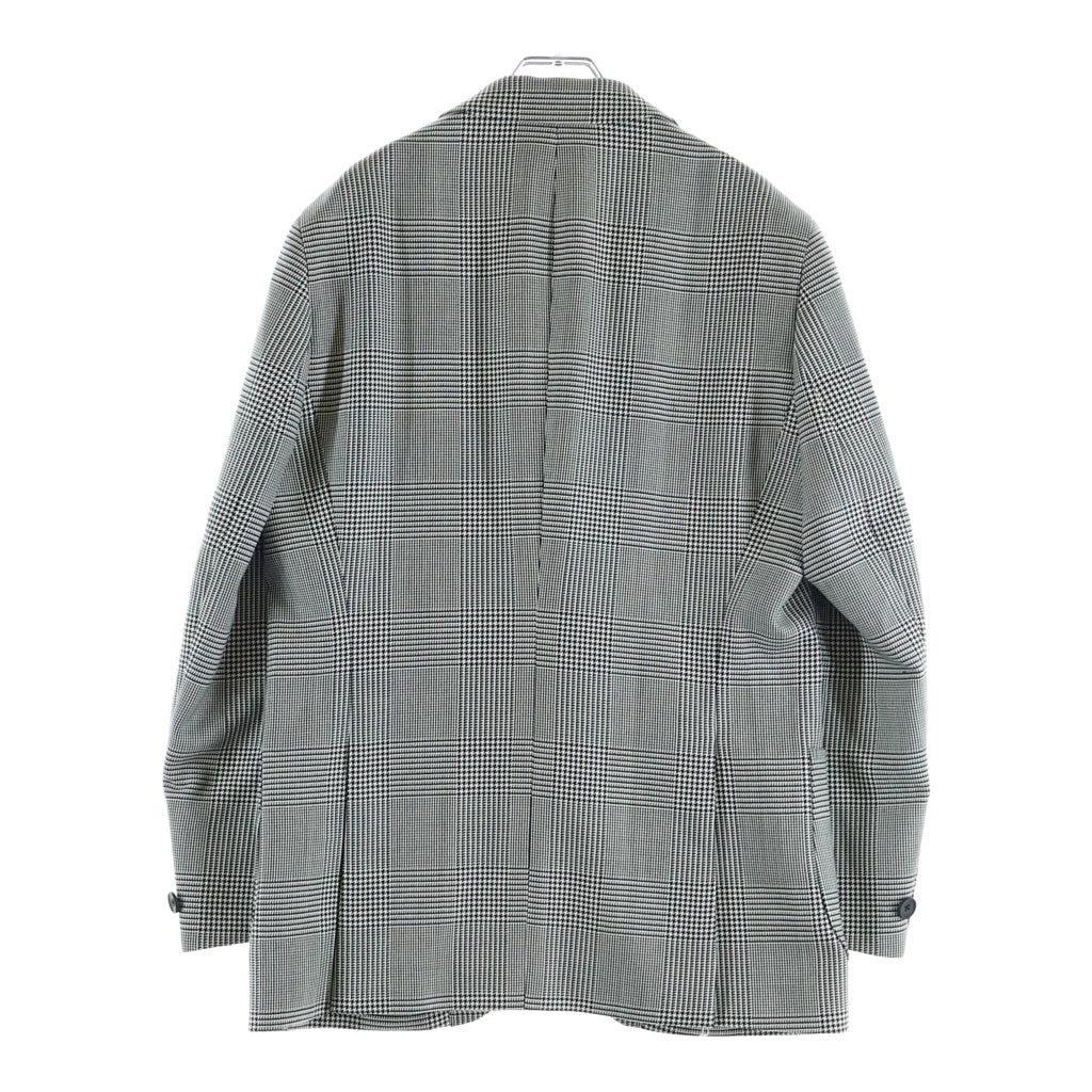 LANVIN(ランバン) GLEN PLAID ERNEST JACKET グレンチェック アーネストジャケット 千鳥格子 マルチポケット テーラードジャケット ブラック/ホワイト LA-IS-72952