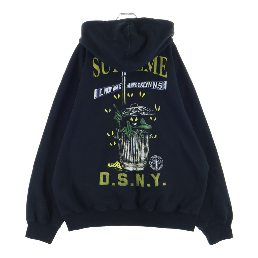 SUPREME(シュプリーム) ×DSNY Zip Up Hooded Sweatshirt ジップアップ パーカー フーディー ブラック
