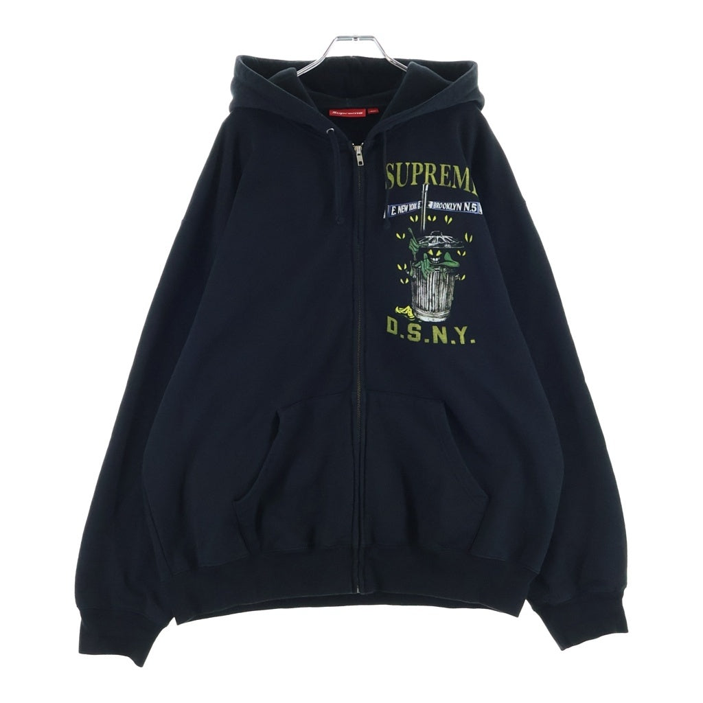 SUPREME(シュプリーム) ×DSNY Zip Up Hooded Sweatshirt ジップアップ パーカー フーディー ブラック