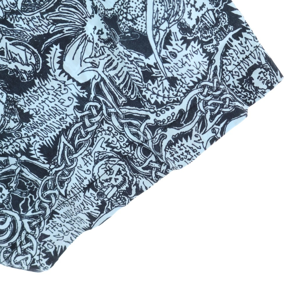SUPREME(シュプリーム) 26SS Wombat S/S Shirt 半袖 シャツ 総柄 ブルー