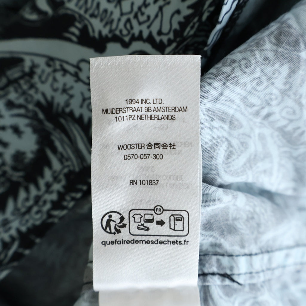 SUPREME(シュプリーム) 26SS Wombat S/S Shirt 半袖 シャツ 総柄 ブルー