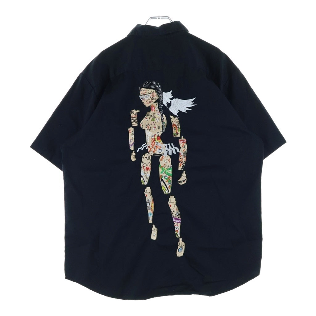 SUPREME(シュプリーム) 26SS AOI Cyborg S/S Work Shirt 葵産業 半袖 ワークシャツ ブラック