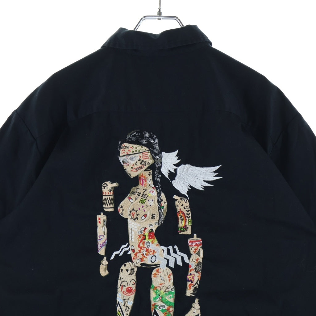 SUPREME(シュプリーム) 26SS AOI Cyborg S/S Work Shirt 葵産業 半袖 ワークシャツ ブラック