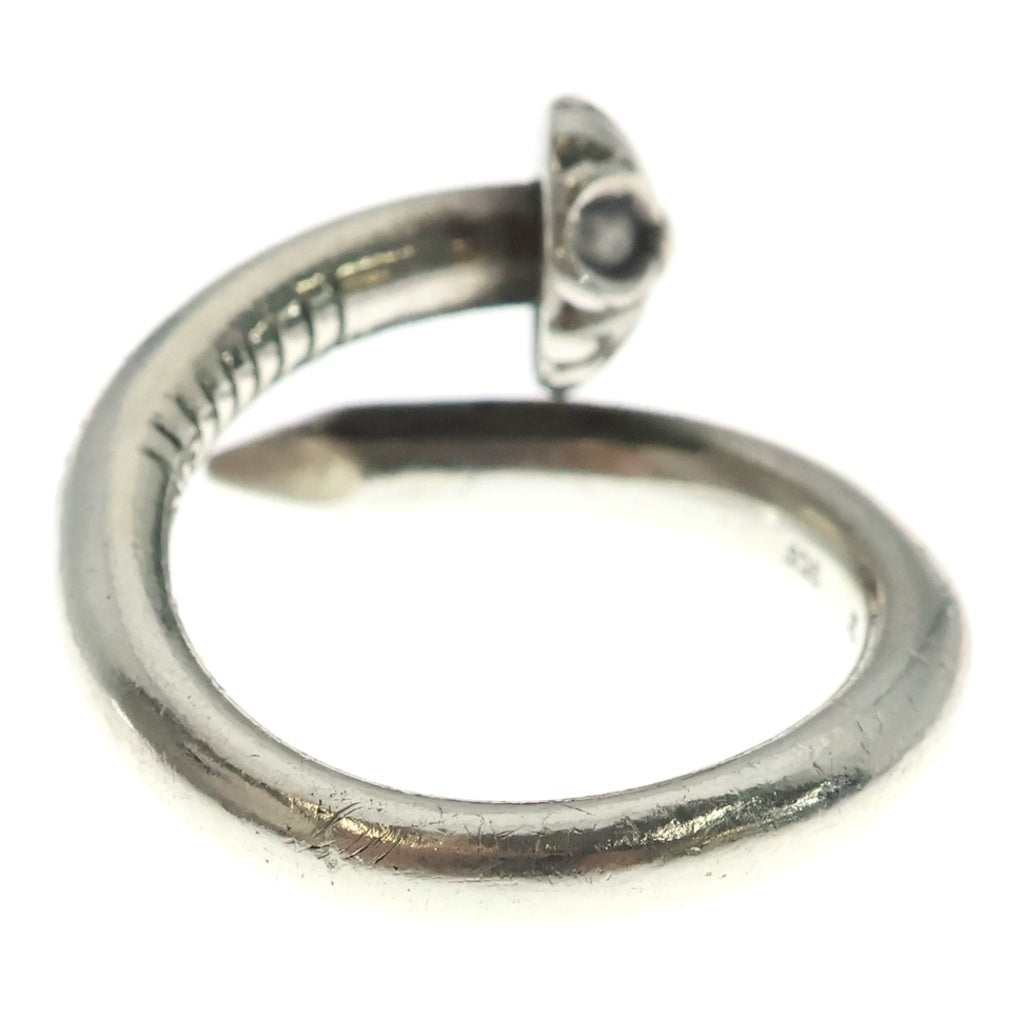 CHROME HEARTS(クロムハーツ) NAIL CRSBALL ネイル クロスボール リング シルバー BCA349
