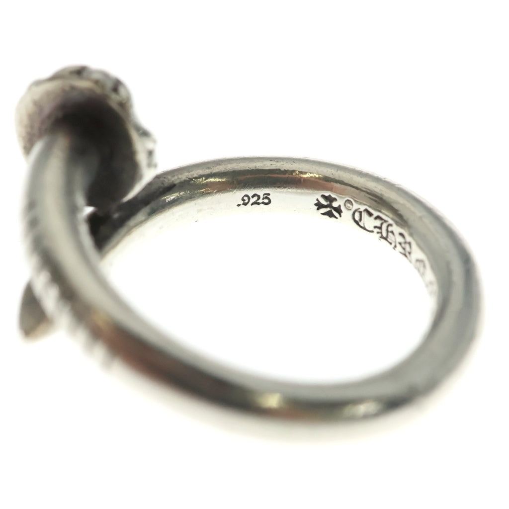 CHROME HEARTS(クロムハーツ) NAIL CRSBALL ネイル クロスボール リング シルバー BCA349