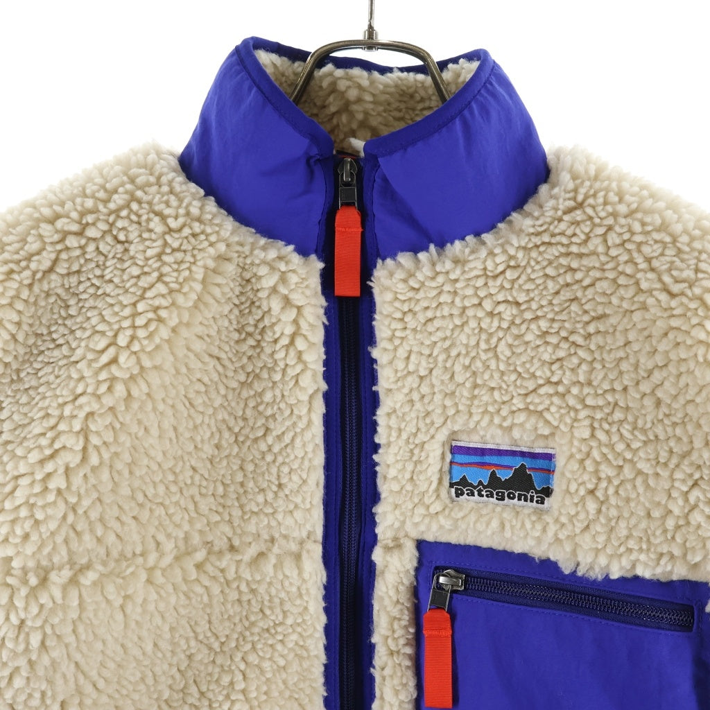 PATAGONIA(パタゴニア) 25AW Classic Retro-X クラシック レトロ X フリース ボアジャケット ジップアップブルゾン アイボリー 23075